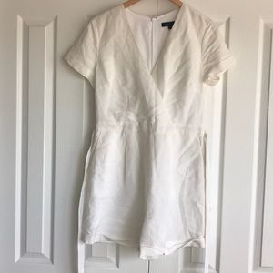 Banana Republic White Linen Romper